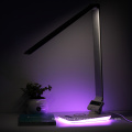 MESUN Gold dimmable study neon table lamp office led desk lamp  with usb charging port